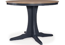 landocken dining blue   brown dr dining table reg hgt d   