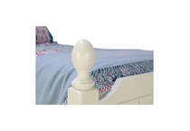 laney white twin poster bed p  