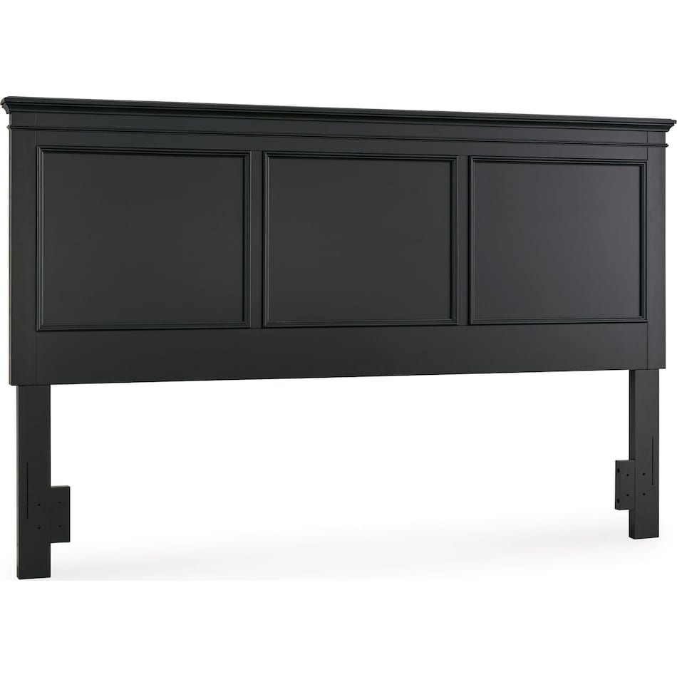 lanolee bedroom black br master king hb fb b   