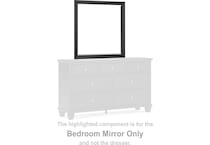 lanolee bedroom black br master mirror b   