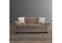 laruso living room brown st stationary fabric sofa   