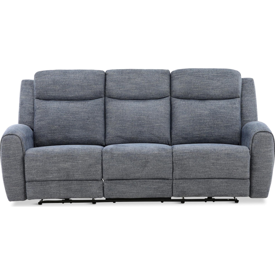 lawrence living room blue mt motion fabric sofa p   