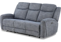 lawrence living room blue mt motion fabric sofa p   