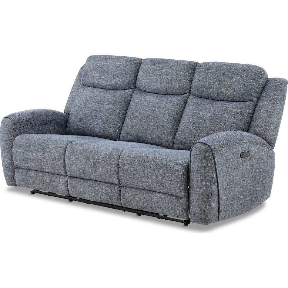 lawrence living room blue mt motion fabric sofa p   