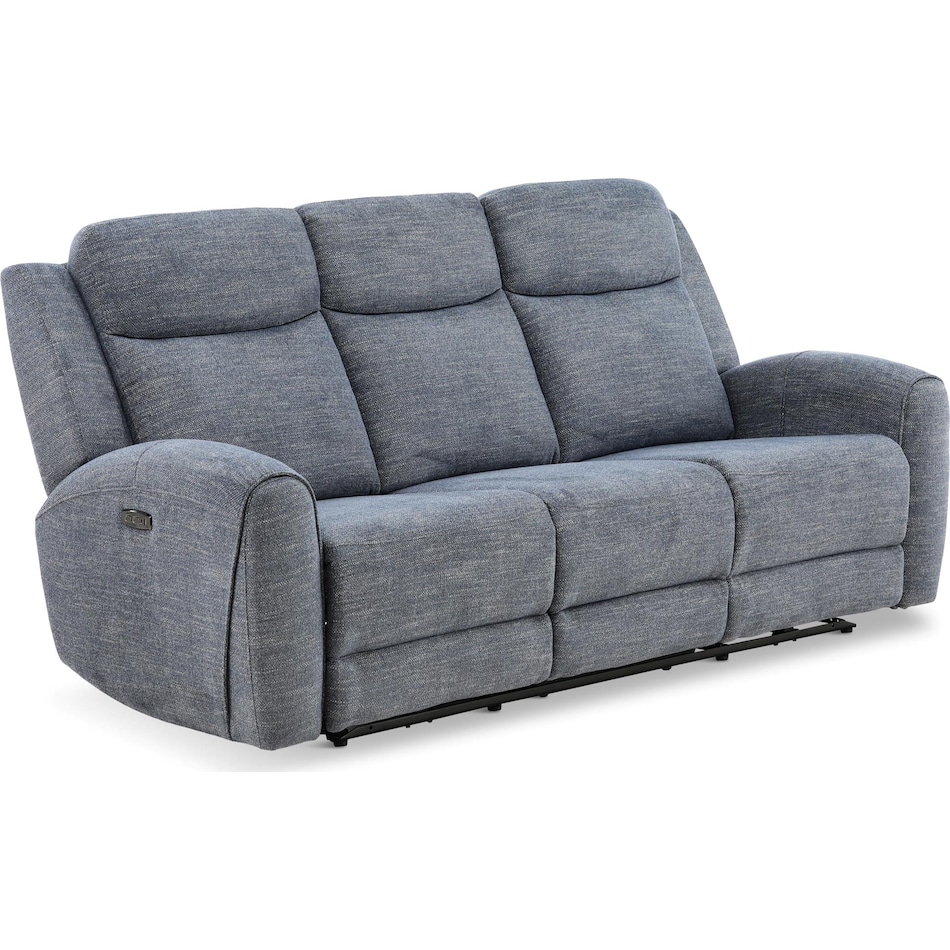 lawrence living room blue mt motion fabric sofa p   