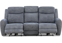 lawrence living room blue mt motion fabric sofa p   