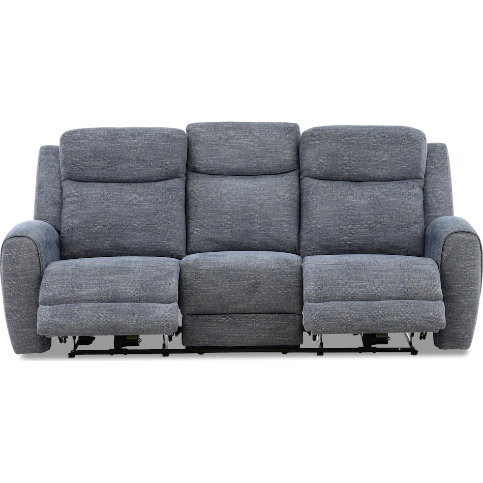 lawrence living room blue mt motion fabric sofa p   