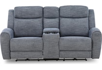 lawrence living room blue mt motion fabric loveseat p   