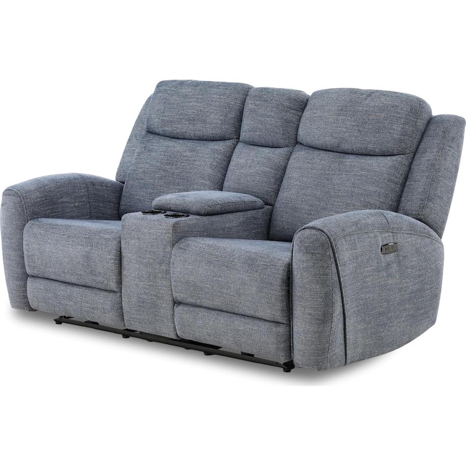 lawrence living room blue mt motion fabric loveseat p   