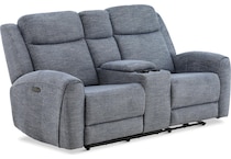 lawrence living room blue mt motion fabric loveseat p   