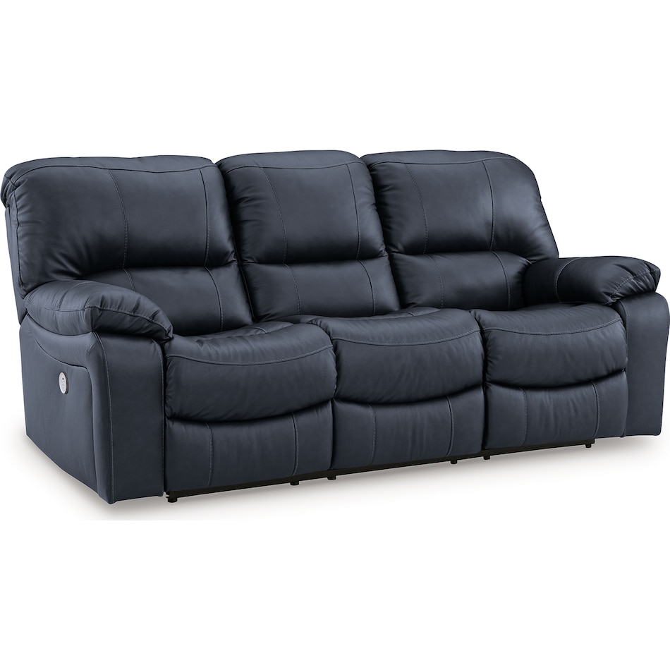 leesworth blue mt motion fabric sofa p u  