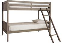 lettner gray br youth twin full rails b   