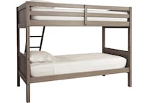 lettner gray br youth twin full rails b   