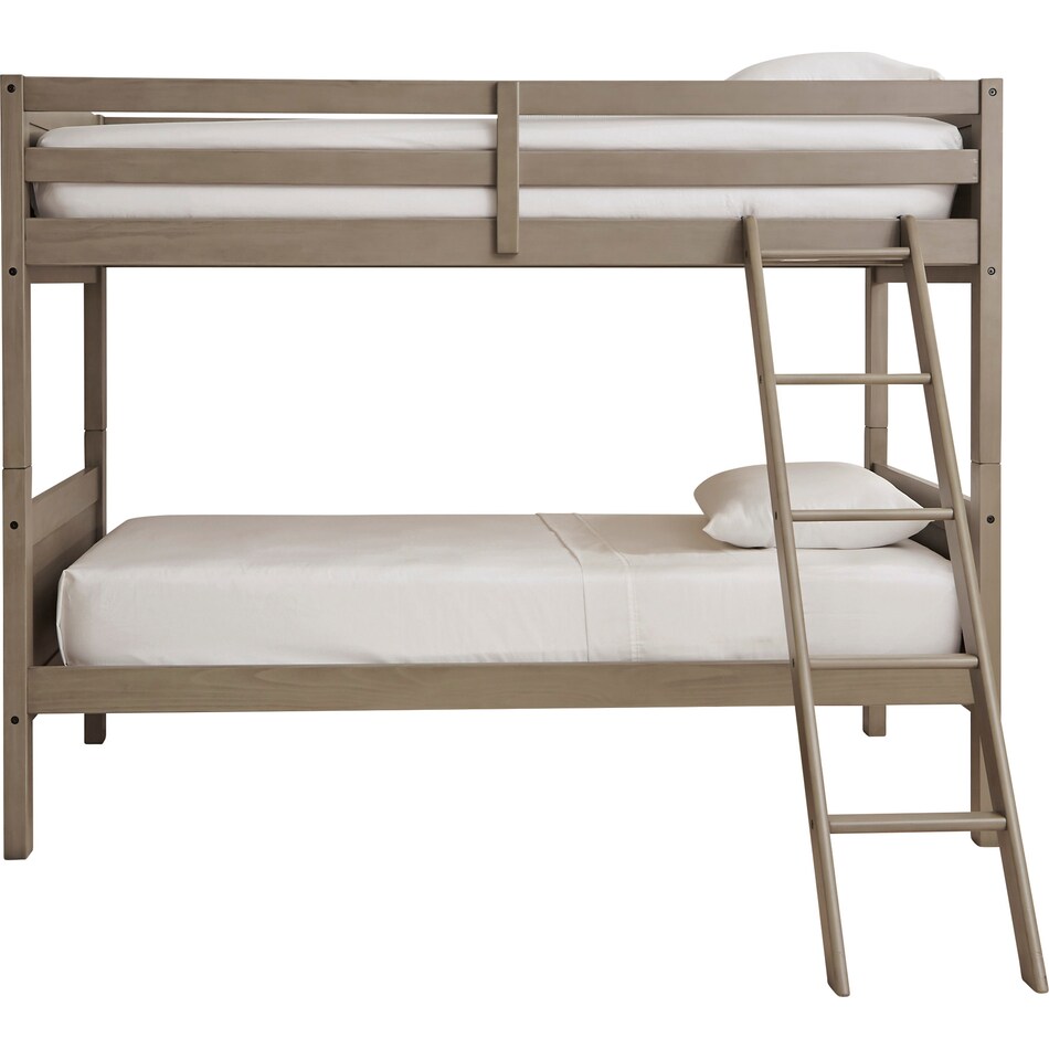 lettner gray br youth twin full rails b   