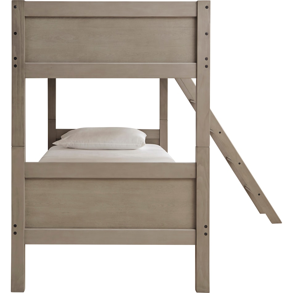 lettner gray br youth twin full rails b   