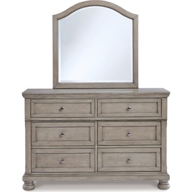 Lettner 6 Drawer Youth Dresser and Mirror