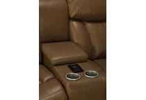 lexicon brown  pc reclining sectional p  