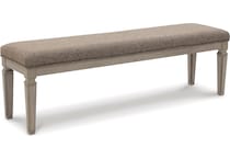 lexorne dining gray dr bench d   