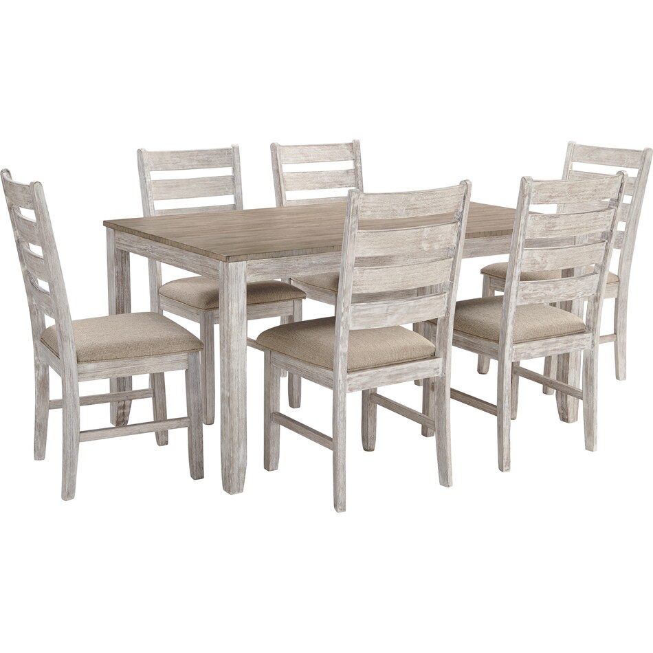 light brown   white dining table d   