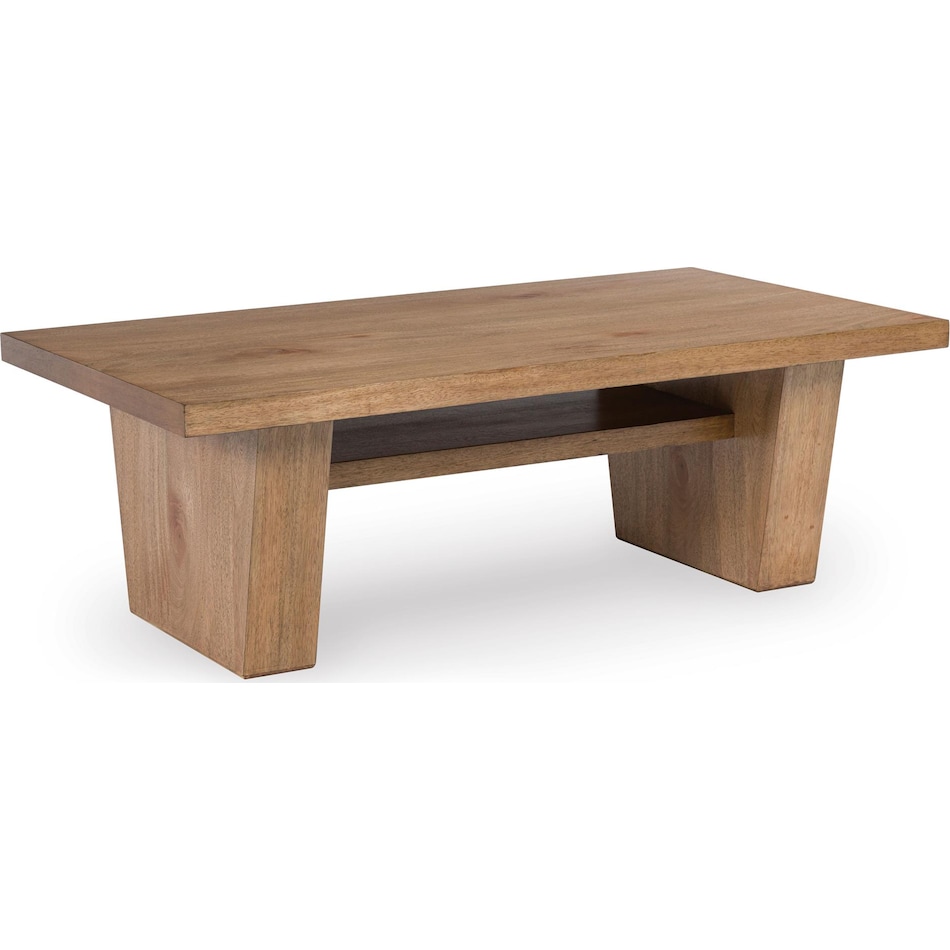 light brown oc coffee table t   