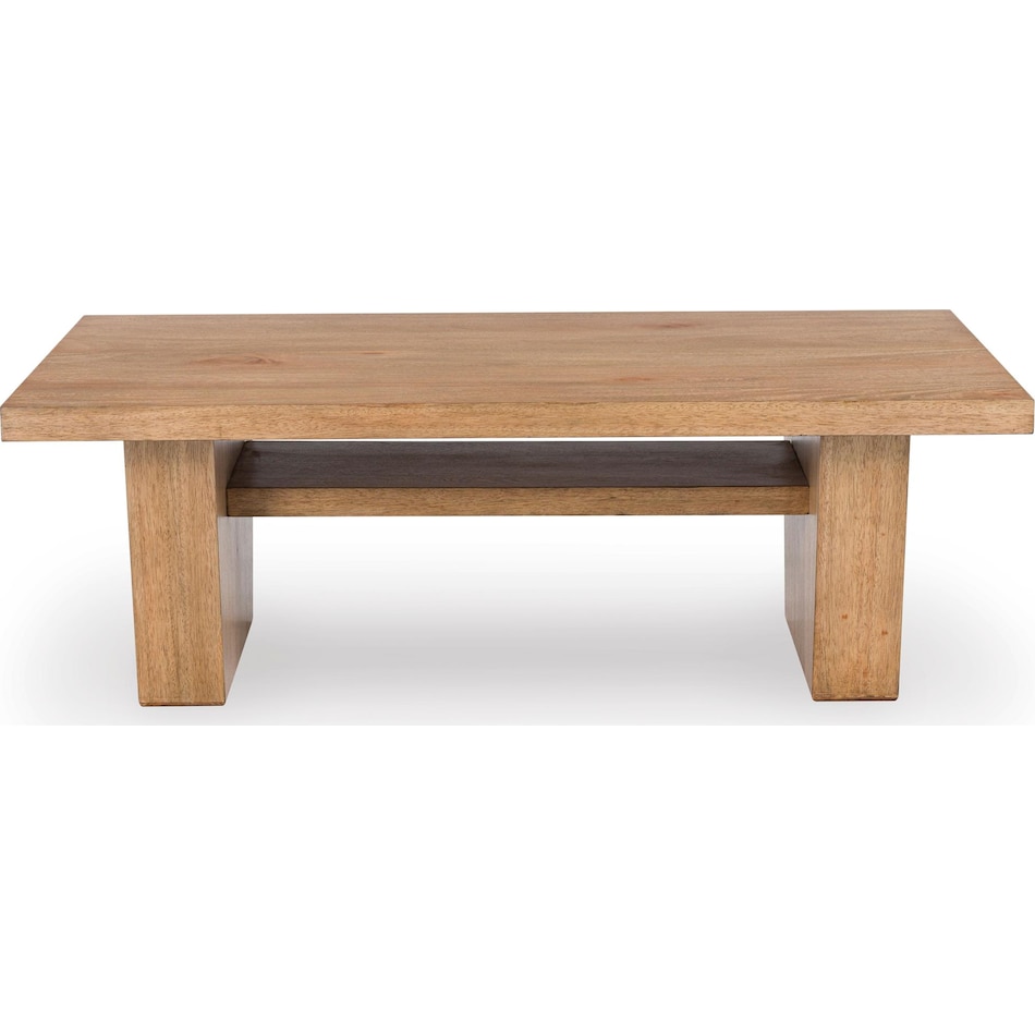 light brown oc coffee table t   