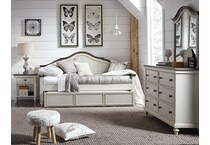 lillian white  piece twin bedroom set rm  