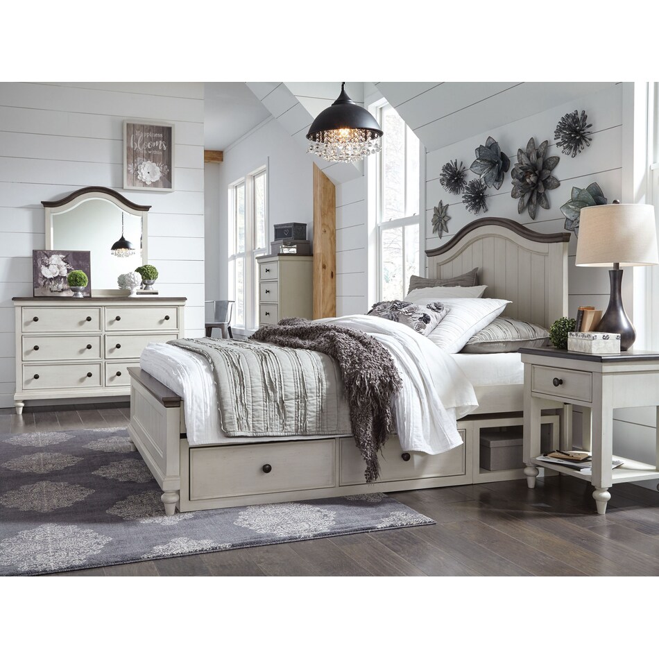lillian white nightstand   
