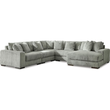 Lindyn 5-Piece Fog Sectional with Chaise