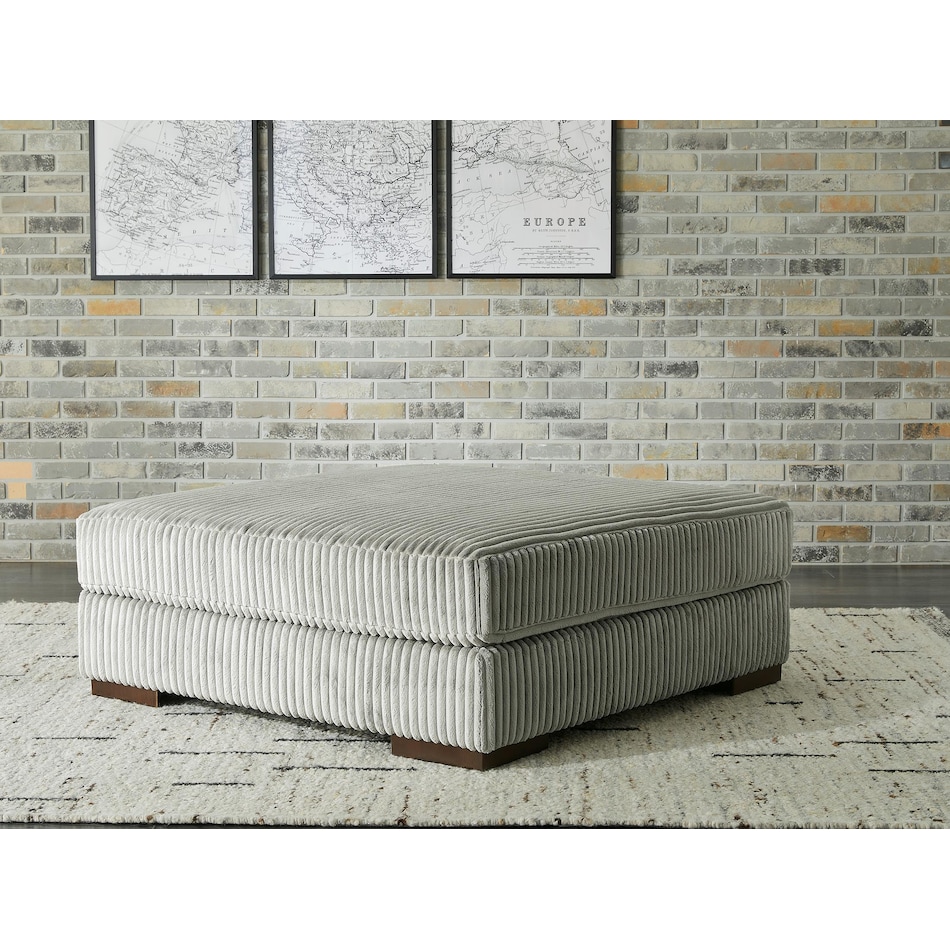 lindyn fog living room gray st stationary fabric ottoman   