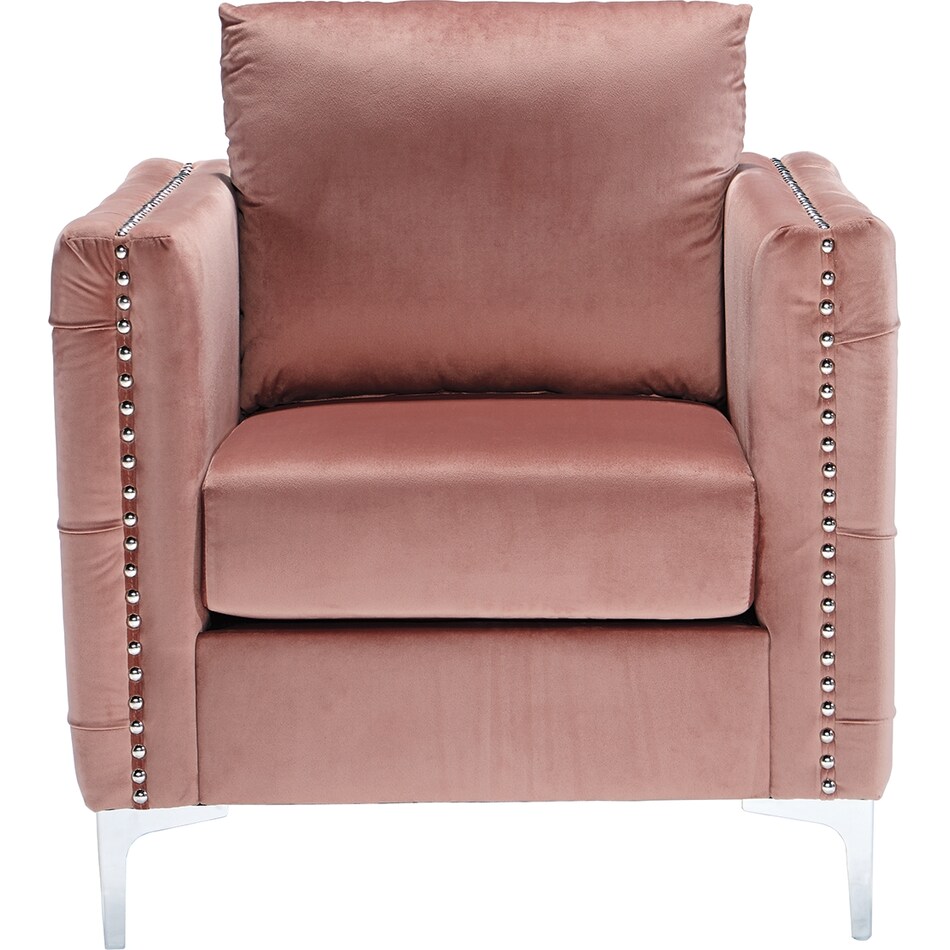 lizmont pink accent chair a  