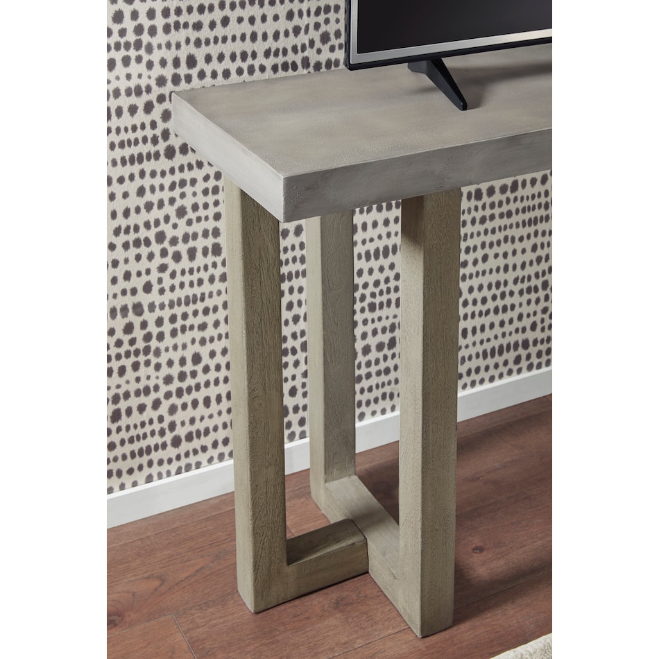 lockthorne occasional gray oc sofa table t   