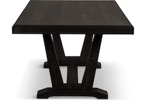 logan dining black dr dining table reg hgt   