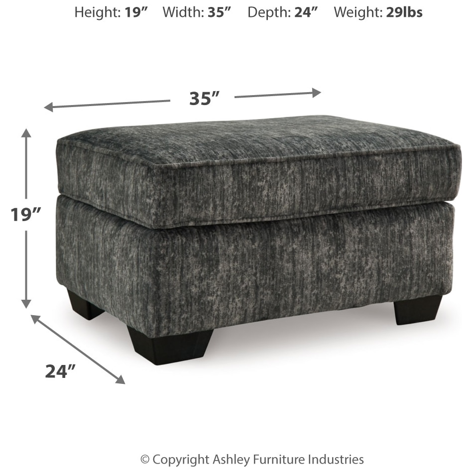 lonoke gunmetal living room dimension schematic   