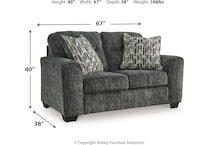 lonoke gunmetal living room dimension schematic   