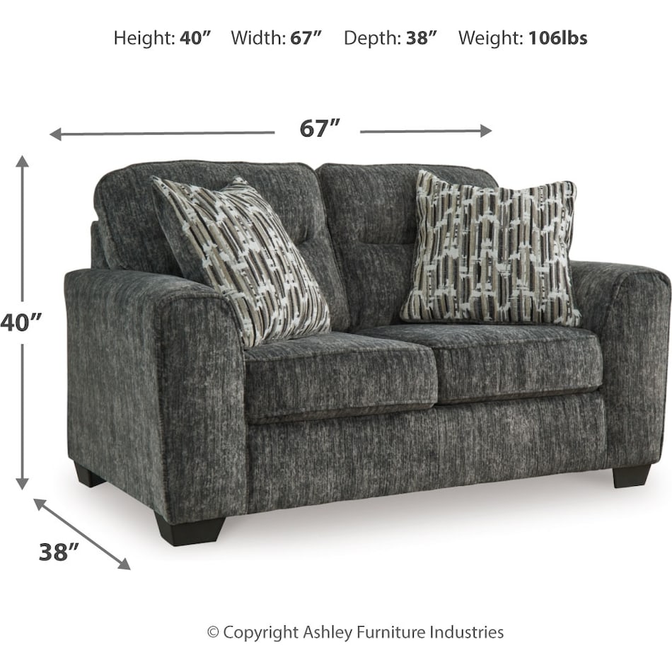 lonoke gunmetal living room dimension schematic   