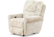 louis living room off white mt fabric recliner p   