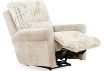 louis living room off white mt fabric recliner p   