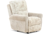 louis living room off white mt fabric recliner p   