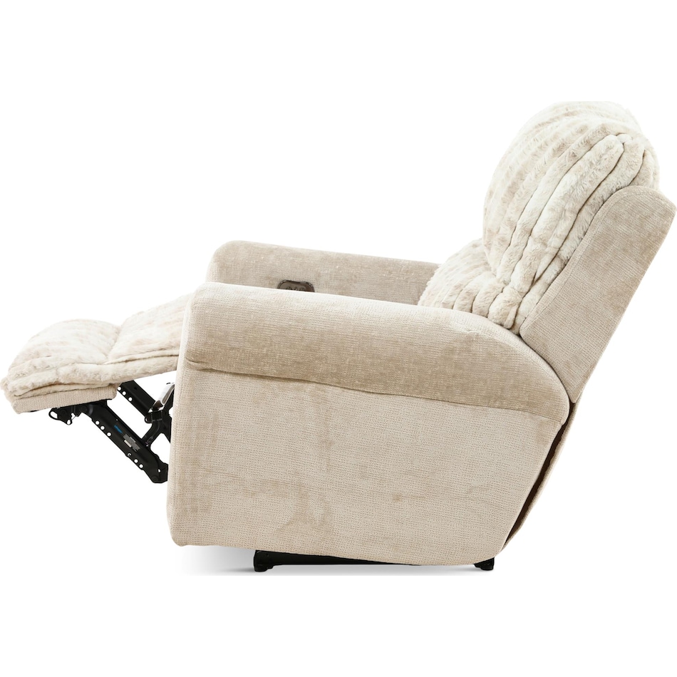 louis living room off white mt fabric recliner p   