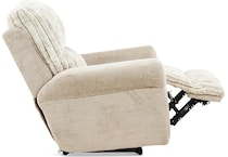 louis living room off white mt fabric recliner p   