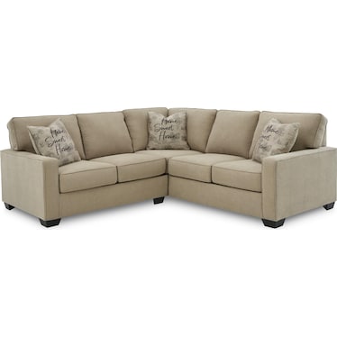 Lucina 2-Piece Quartz Sectional