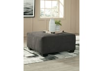 lucina charcoal accent ottoman   