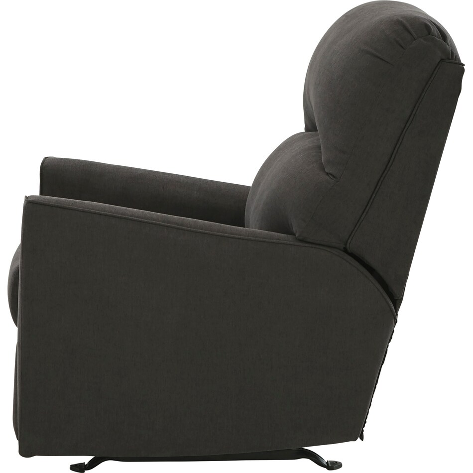 lucina charcoal recliner   