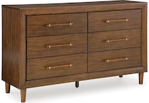 lyncott bedroom brown br master dresser b   