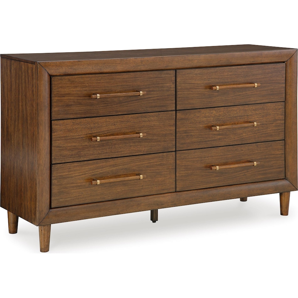 lyncott bedroom brown br master dresser b   