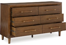 lyncott bedroom brown br master dresser b   