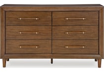 lyncott bedroom brown br master dresser b   