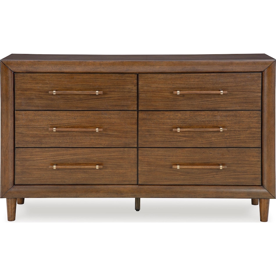 lyncott bedroom brown br master dresser b   