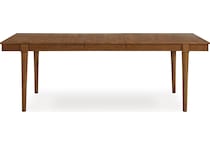 lyncott dining room brown dr dining table reg hgt d   