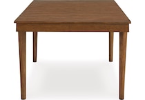 lyncott dining room brown dr dining table reg hgt d   